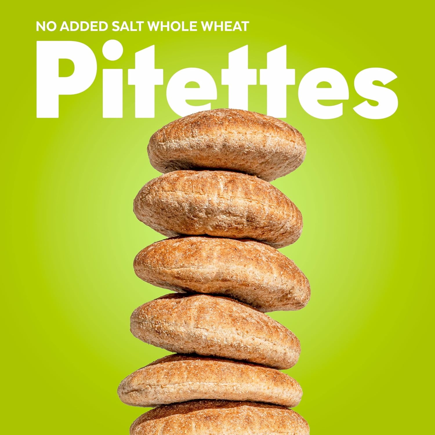 VSM Whole Wheat Pitettes Pita Bread | , Naturally Vegab (3 Pack, 24 Pitas Total)