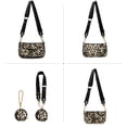 thumbnail image 4 of Messenger Crossbody Bags for Women Shoulder Bag with Mini Coin purse pouch accessory keychain with Wristlet Bag, 4 of 7