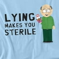 thumbnail image 2 of South Park Lying Makes You Sterile Women's T Shirt,Light Blue, Large, 2 of 6