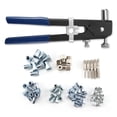 thumbnail image 1 of Pistolas De Remache Ciego Tuerca De Alta Resistencia Inserto Roscado Kit De Remachado Manual M3-M8 Tuercas De Remache Pistolas De Clavos Herramientas De Reparación Del Hogar 86 Uds Kearding VI007181-00, 1 of 7