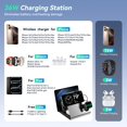 thumbnail image 4 of Estación de carga inalámbrica 5 en 1 WHJ, MagSafe Silver de 15 W, 4 of 7