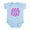 Sky Blue, variant on CafePress - Grandma Was Here Kisses Body Suit - Baby Light Bodysuit, Size Newborn - 24 Months
