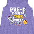 thumbnail image 2 of Dr. Seuss - Pre-K Out Of This World - Back to School - Toddler and Youth Girls A-line Dress, 2 of 5
