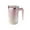 Pink, variant on Rechargeable Self Stirring Coffee Mug, Automatic Mixing Cup with Temperature Display, Pink, ABS, 400ml, for Hot Beverages