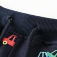 thumbnail image 6 of Boys Shorts Toddler Kids Boys Summer Cartoon Car Prints Sport Shorts Beach Cargo Shorts Toddler Sweatpants Black 4 Years-5 Years, 6 of 6