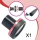 thumbnail image 5 of Accesorio para caña de pescar de 27 mm, profesional, resistente, para exteriores Rojo, 5 of 7