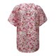 thumbnail image 5 of Fiudx Camisas para Mujer Moda Mujer Causal V-Cuello Impresión Blusa Manga Corta Camiseta Verano Tops, 5 of 5