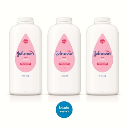 Johnson's Baby Powder Triple-Pack, 3 x 22 oz