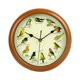 thumbnail image 5 of Reloj de pared con pájaro cantor, reloj de pared decorativo que en horas, decoración redonda, reloj colgante de pared silencioso para sala de, 5 of 9