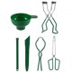 thumbnail image 3 of Jar Clip Lifter Set Anti-escaldado Can Clamp Gripper Portátil Comida Botella de leche Sirviendo Tangas, Verde Sweethay LF000155-02B, 3 of 7