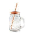 thumbnail image 2 of 24 Pack Mason Jar Frasco Tapa Tarro Popotes, 2 of 5