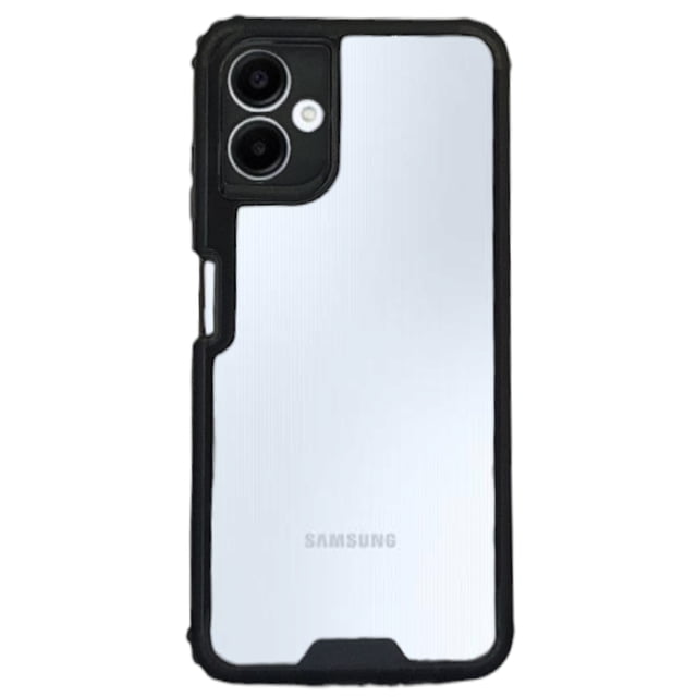 Funda Otter 360 Contonor Uso Rudo Para Samsung A06 Negro Más 2 Micas De Cristal Cely Vesmir