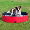thumbnail image 1 of Piscina plegable para mascotas, material antideslizante de PVC resistente para máxima seguridad, piscina portátil para perros con diseño de fácil almacenamiento para uso en interiores y exteriores, 1 of 5