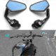 thumbnail image 2 of Ktm Duke 390 690 790 890 1290 Rc390 Adjustable Bar End Rearview Mirrors, 2 of 5