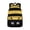 Cartoon Bumble Bee Pattern, variant on Cute Casual Backpack with Bumblebee Face Stripe - Great for Daily School and Travel Trips