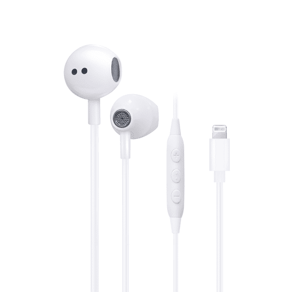 AXS Wired Earbuds Headphones with Lightning Connector