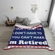 thumbnail image 5 of Manta de forro polar suave y esponjosa para sofá cama, para todas las estaciones, ligera y cálida, de 50 x 40 pulgadas, divertida, jubilada 2024, para hombres y mujeres, 5 of 8