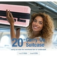 thumbnail image 3 of Carry On Luggage 22x14x9 Airline Approved with TSA Lock Hard Shell Carry On Suitcase Lightweight Suitcases with Wheels Small Luggage for Men Women,Carry-On 20 Inch,Pink, 3 of 14
