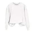 thumbnail image 6 of Annhoo Boy Girls Crewneck Sweatshirt Fall Winter Casual Loose Long Sleeve Pullover Shirts Kids Oversized Sweatshirts, 6 of 7