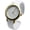 White, variant on Collections Japanese Quartz Women's 34mm Case Silver Finished Cuff Bangle Watch