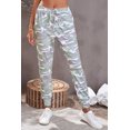 thumbnail image 2 of ABPHQTO Pantalones deportivos casuales de camuflaje gris para mujer, 2 of 5