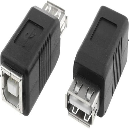 

SHZHLAIFUZB High-Speed USB 2.0 AF/BM Adapter - 2PCS Set for Fast and Efficient Data Transfer Reliable Charging - Type A Female to USB B Print Male Converter - Supports Rapid Performance