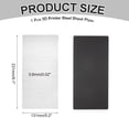 thumbnail image 2 of Uxcell 1PCS Resin 3D Printer Flex Building Plate, Spring Steel Flexible Plate and Magnetic Base Platform 231x131mm, 2 of 5