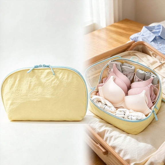 Underwear Travel Bag, Portable 3-In-1 Travel Underwear Organizer Bag For Outdoor Business School Trip Packing