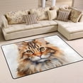thumbnail image 3 of Burdine Cat Area Rug Washable 72 x 48 Floor Carpet Mat Non Slip for Bedroom Living Room Kids Room Home Decor, 3 of 7