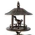 thumbnail image 3 of Glavbiku Vintage 3-in-1Bird Bath Bowl with Bird Feeder,Bird Feeder Bowl with Planter,44"H Bronze, 3 of 9
