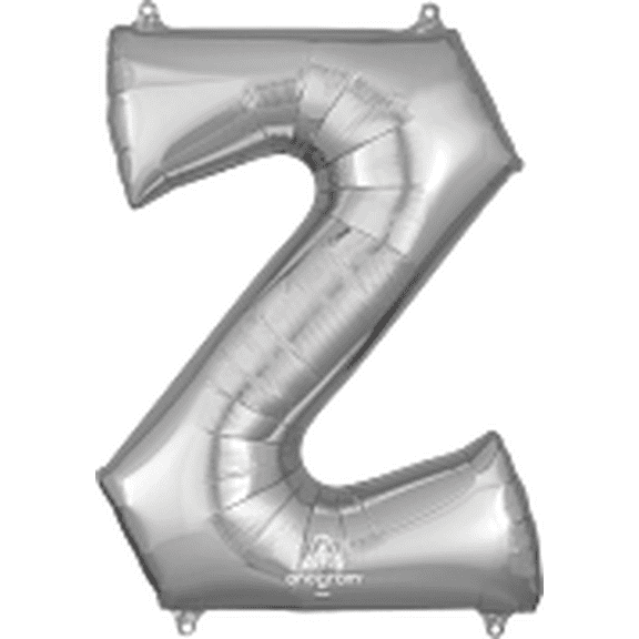 LRG SHP LETTER Z SILVER