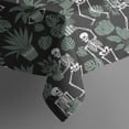 thumbnail image 5 of Black Skeleton Plant Pattern Square Tablecloth,Waterproof Square Table Cover,Wipeable Spillproof Washable Table Cover for Home Kitchen Party Decor 42"X42"(107x107cm), 5 of 6