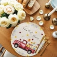 thumbnail image 2 of Round Placemats Watercolor Truck Daisy 15 inch Set of 4 Table Mats for Dining Table Spring Flowers Leaf Plant Heat Resistant Non-Slip Kitchen & Home Decorative Place Mat Set, 2 of 8