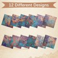 thumbnail image 5 of 24 Sheets Weathered Scrapbook Paper 6 x 6 Inch Vintage Decorative Craft Background Paper Pad for Scrapbooking Papercrafts Journals Planner Card Making Diary Album Decor Decoupage DIY Crafts, 5 of 8