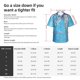 thumbnail image 5 of Fotbe Hanging Orchids Floral Blue Camisa Hawaiana para Hombre Unisex – Camisa Casual de Verano con Botones de Manga Corta de Algodón y Lino,Small, 5 of 7
