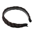thumbnail image 7 of Unique Bargains 1 Pcs 1.18 Inch Wide Synthetic Hair Braided Headband Hair Hoop for Women and Girl Deep Brown, 7 of 7
