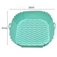 thumbnail image 2 of Non-Stick Silicone Fryer Pan - Food Grade, Easy to Clean, Dishwasher Safe, Even Heat Distribution - Solid Color - Home Kitchen Essential, 2 of 6