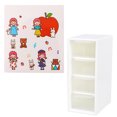 thumbnail image 1 of Bangcool Desktop Organizer Drawer Plastic Cube Cosmetic Organizer with Scrapbook Sticker, 1 of 10