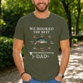 thumbnail image 4 of Jollimate Custom Name T-shirt, We Hooked The Best Dad Shirt, Fishing Dad Gift, Fisherman Gift, 4 of 6