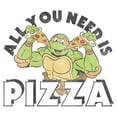 thumbnail image 2 of Men's Teenage Mutant Ninja Turtles All You Need is Pizza Raphael  Long Sleeve Shirt White Medium, 2 of 4