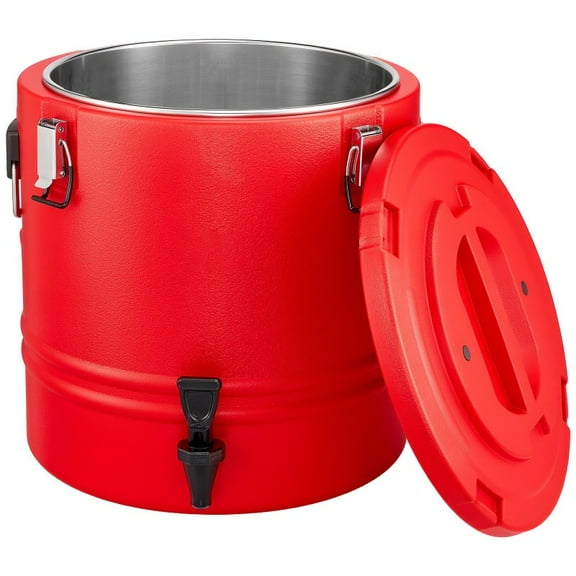 8 Gallon Insulated Beverage Dispenser - Hot & Cold Drink Cooler Jug