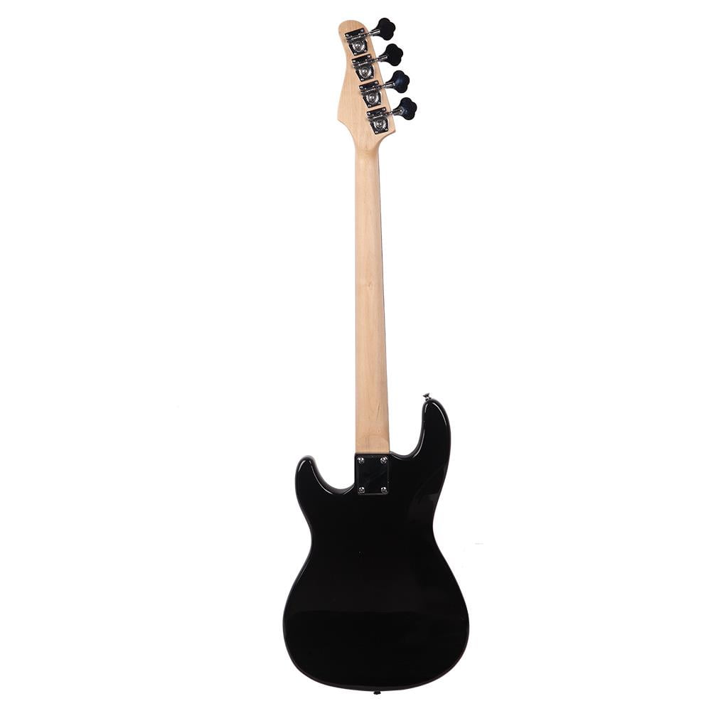 Glarry 45 inch Full Size Electric Bass Guitar Bundle with Amp for Beginner, Black