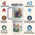 thumbnail image 4 of Personalized Harrier Lover 40oz Tumbler With Handle & Straw - Stainless Steel Mug With Lid - Custom Bird Gift for Women, Girls - Animal Lover Birthday Christmas Travel Coffee Cup, 4 of 6