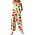 2025 Valentine's Day Girls Overalls, Women's Casual Jumpsuit Sleeveless