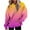 Orange, variant on Women's Fashion Printed Pocket Long Sleeve Blouse Casual Tops Sweatershirt Button Hoodies
