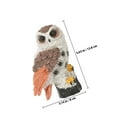 thumbnail image 2 of OULII Garden Owl Statue Small Figurine 1Pcs for Landscape and Home Decor, 2 of 8