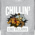 thumbnail image 3 of Teenage Mutant Ninja Turtles - Chillin Like Villains - Men's Crew Neck Fleece Pullover, 3 of 5