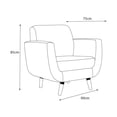 thumbnail image 4 of Sillón Individual con Tapizado Color Rosa. Estructura de Madera Sólida, 4 of 4