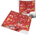 thumbnail image 4 of Fondo De Tapiz Navideño, Moderno, Fácil De Almacenar, Tapiz De Pared Navideño, Impresión HD Colorida Para Celebraciones Para La Decoración Del Hogar ANGGREK Descripción de la referencia, 4 of 5