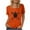 #401-Orange, variant on Neewe Women's Orange Shirt With Day Summer Tops Short Sleeve Crew Neck Shirts Puff Sleeve Casual Tshirts